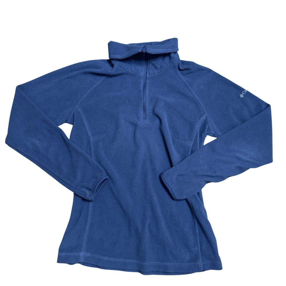 COLUMBIA SPORTSWEAR LIGHTWEIGHT HALF ZIP SWEATER WOMENS XS EXTRA SMALL NAVY BLUE